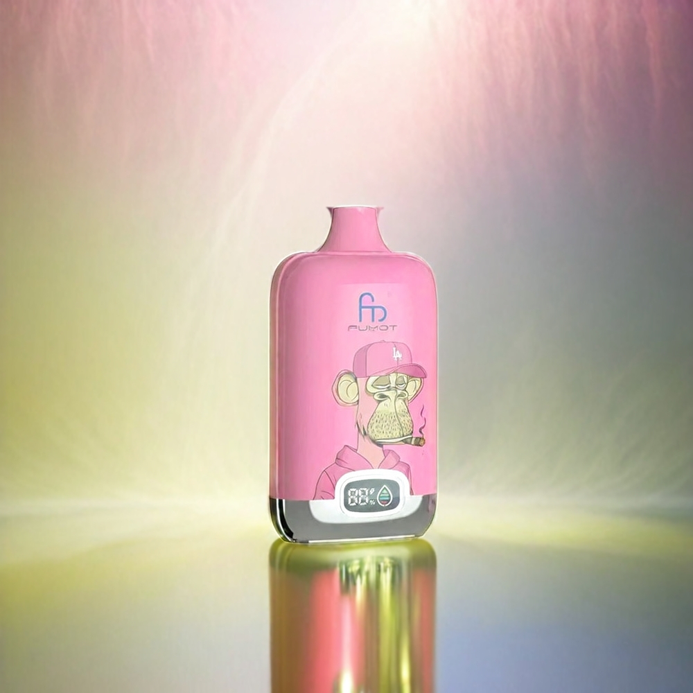 Fumot Tornado Digital Box 12000 Puffs France Grosiste AVec 20ml e-liquide et batterie rechargeable 550mAh Pink Lemonade (Citronnade Rose)