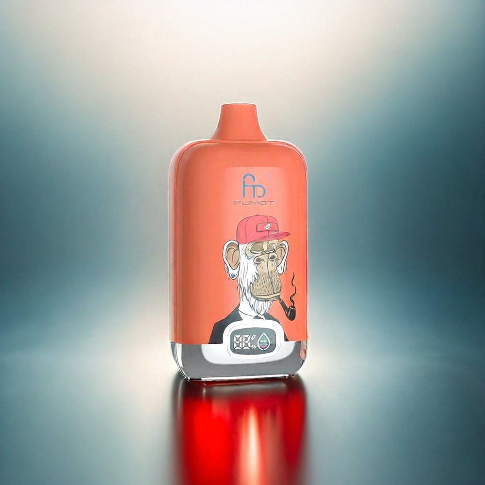 Fumot Tornado Digital Box 12000 Puffs France Grosiste Vape Pomme Rouge Glacée