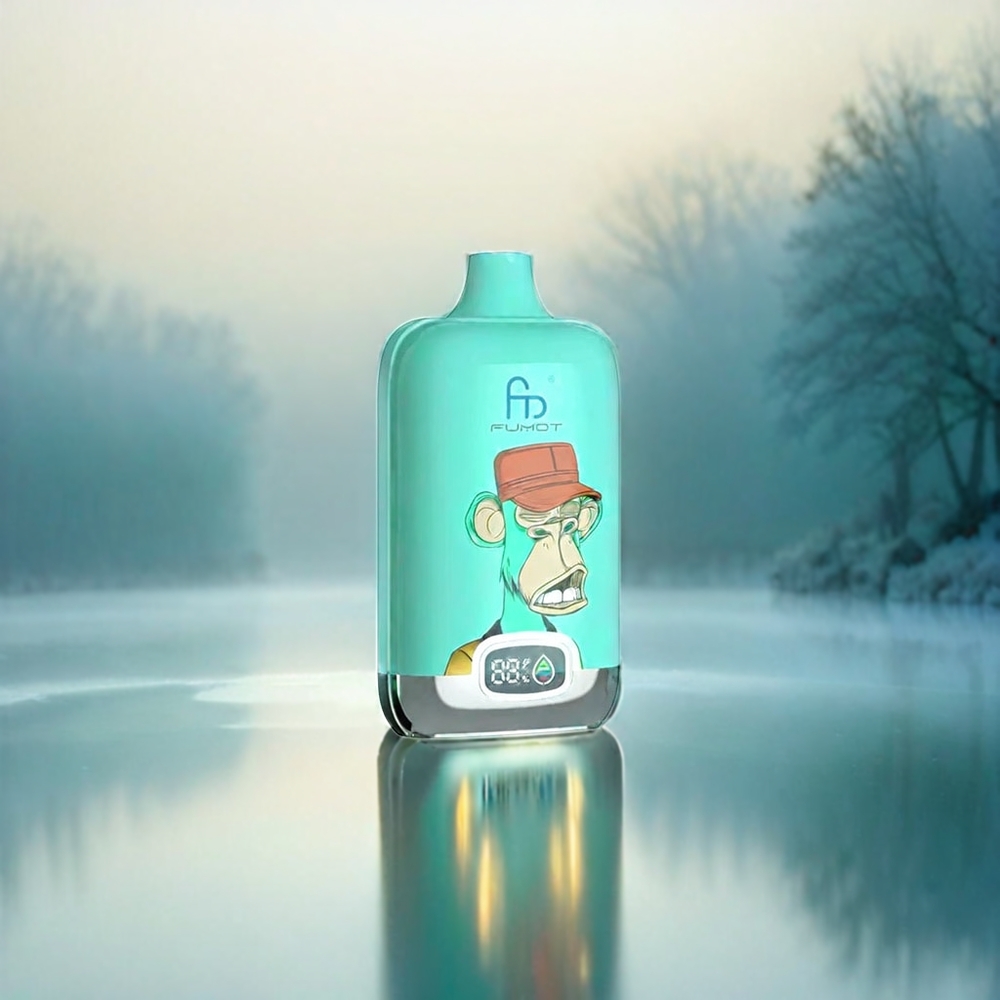 Fumot Tornado Digital Box 12000 Puffs Vape Glace Givrée - France Grosiste - 20 ml, 550mAh, Type-C