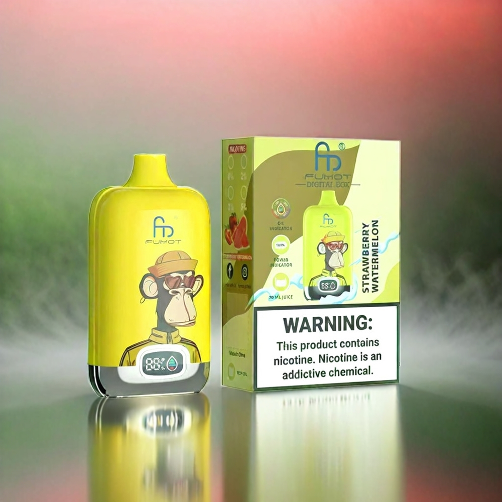 Fumot Tornado Digital Box France Grosiste 12000 Puffs Vape Fulse Pastèque