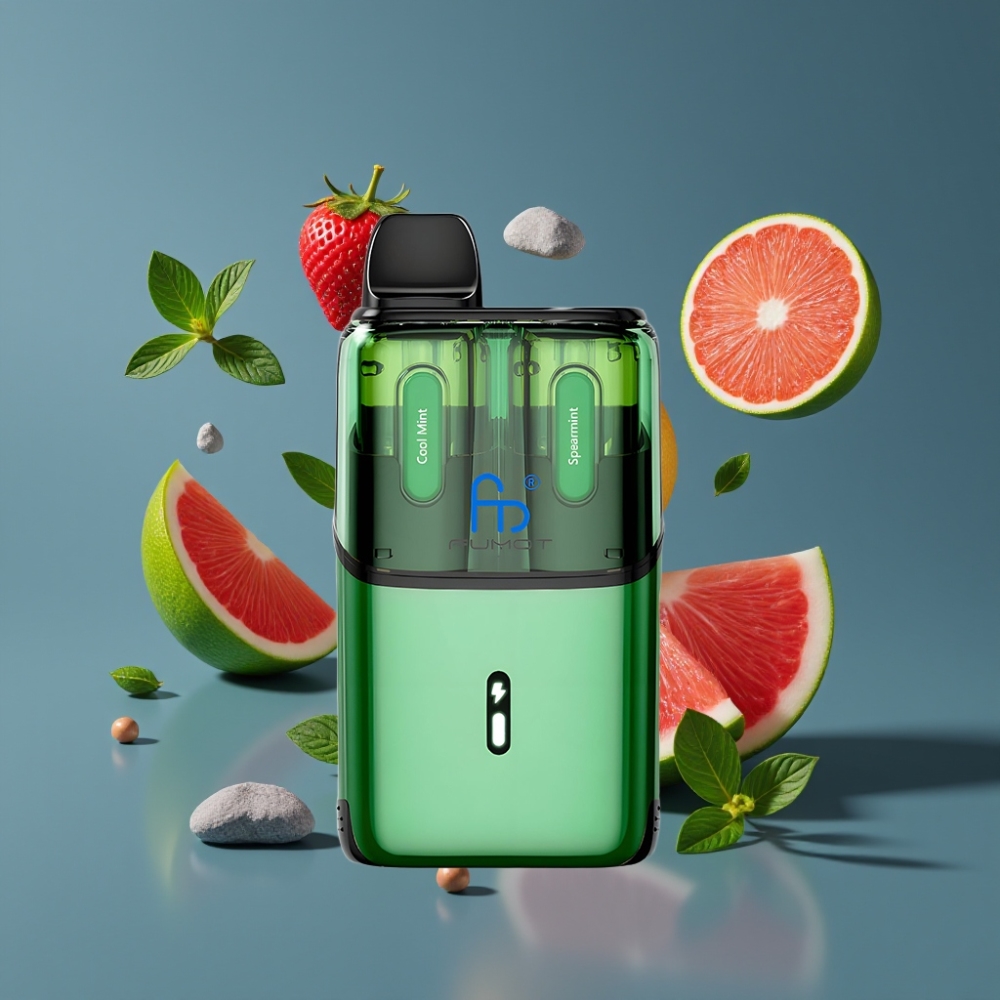 Fumot Ultra T32000 Vape Jetable France Grossiste - 32000 Puffs, 800mAh, 24ml, Menthe Fraîche & Menthe Verte