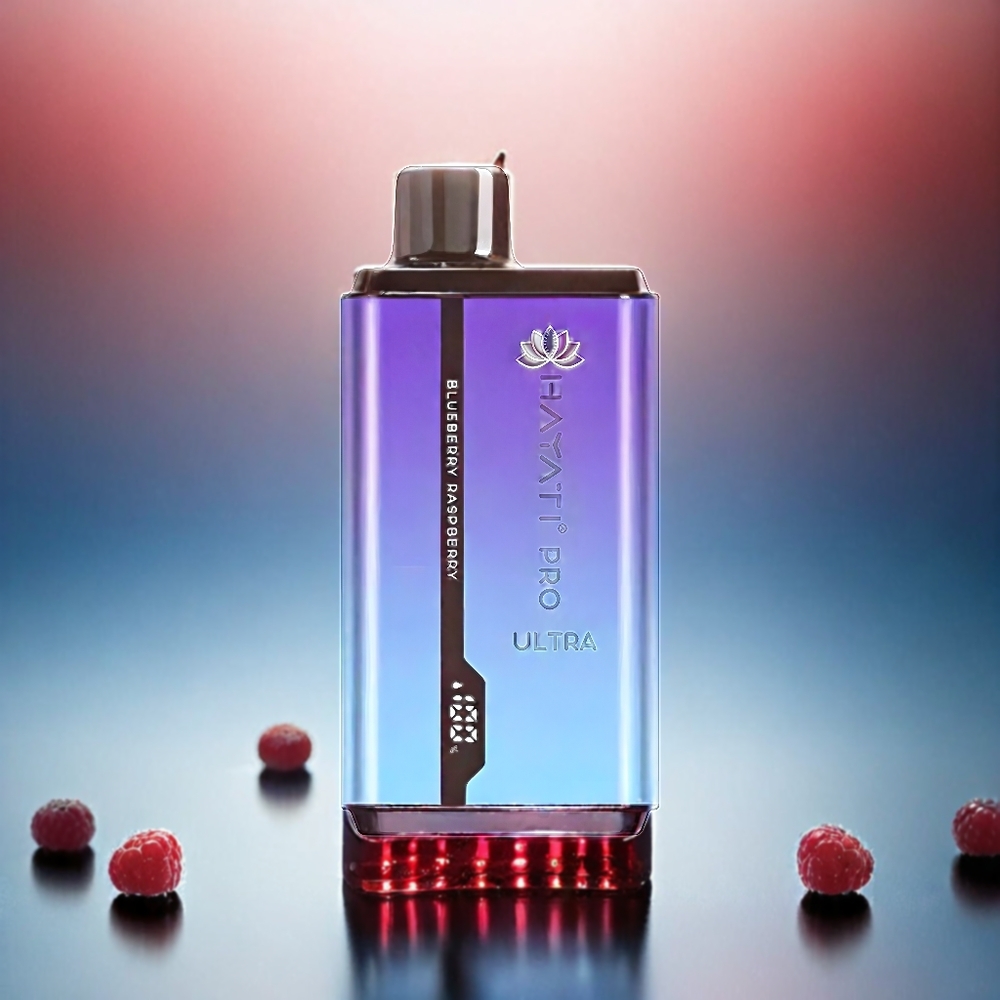 Hayati Pro Ultra 15000 Puffs France Grosiste (2 12 ml, 850mAh, 2%) - Myrtille Framboise