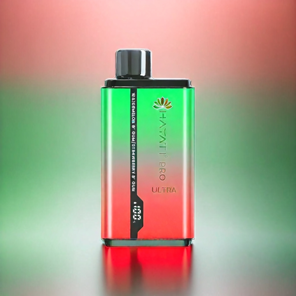 Hayati Pro Ultra 15000 Puffs France Grosiste - 850mAh, 2 12 ml, 2% - Pastèque Bubblegum Fulse Bubblegum