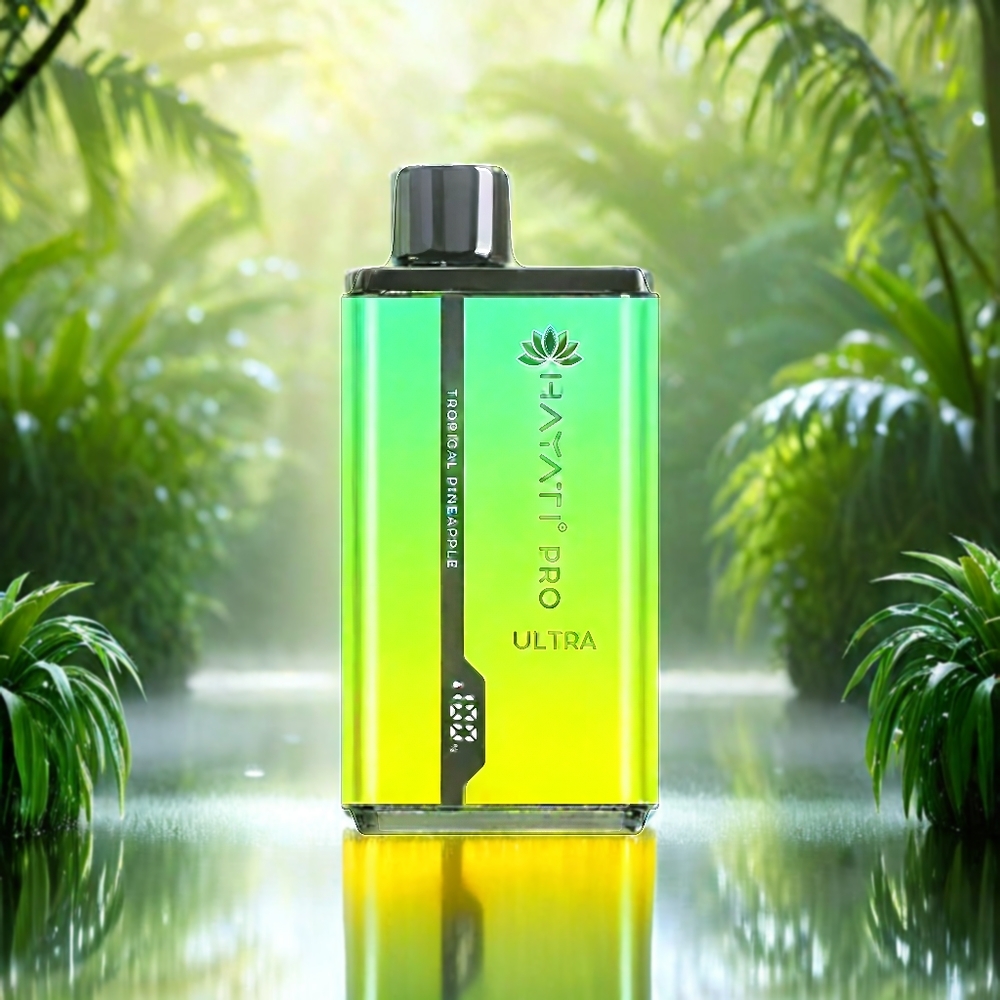Hayati Pro Ultra 15000 Puffs France Grossiste ananas tropicale avec 850mAh Batterie et 24ml e-liquide