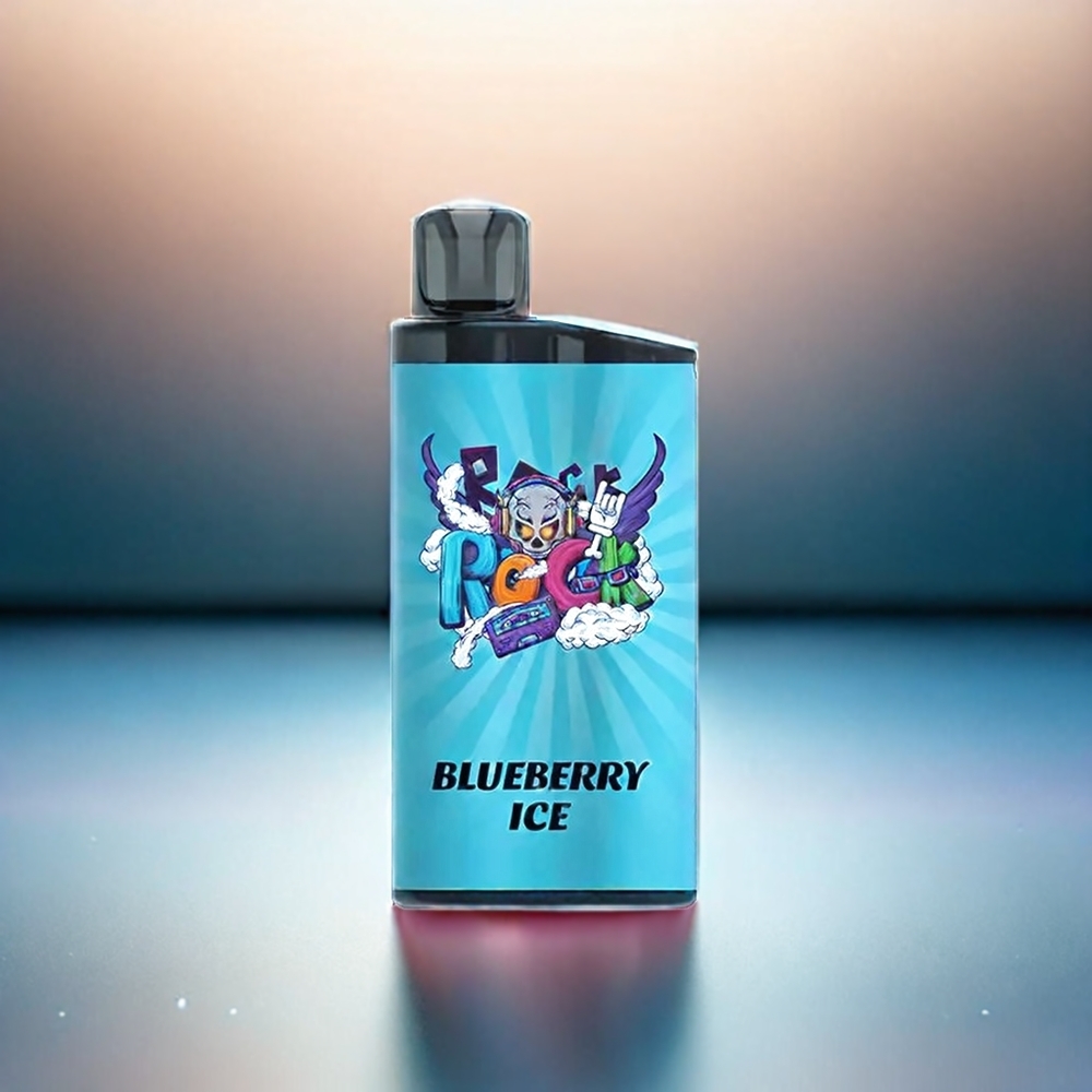 IGet Bar 3500 Puffs Vape Myrtille Glacée France Grosiste - 1,2 OHM MESH COIL, 1400 MAH, PC + ALU