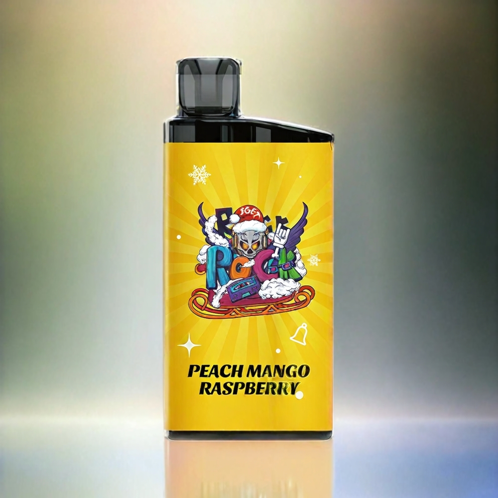 Iget Bar France Grosiste 3500 Puffs 1400 Mah Pêche MANGE FRAMBOISE VAPE