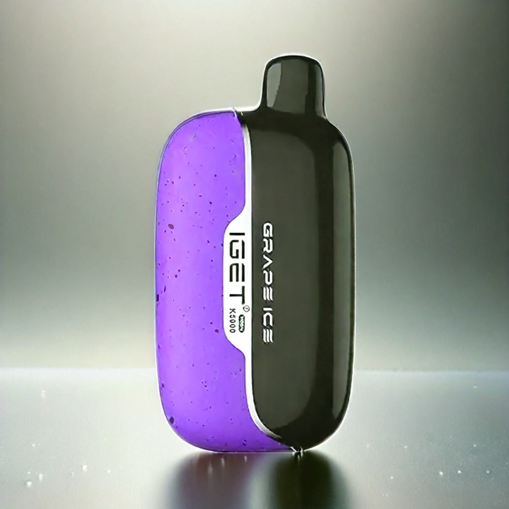 Iget Moon K5000 Puffs France Grosiste PC 49.5x25.3x99.4 mm Glace Raisin