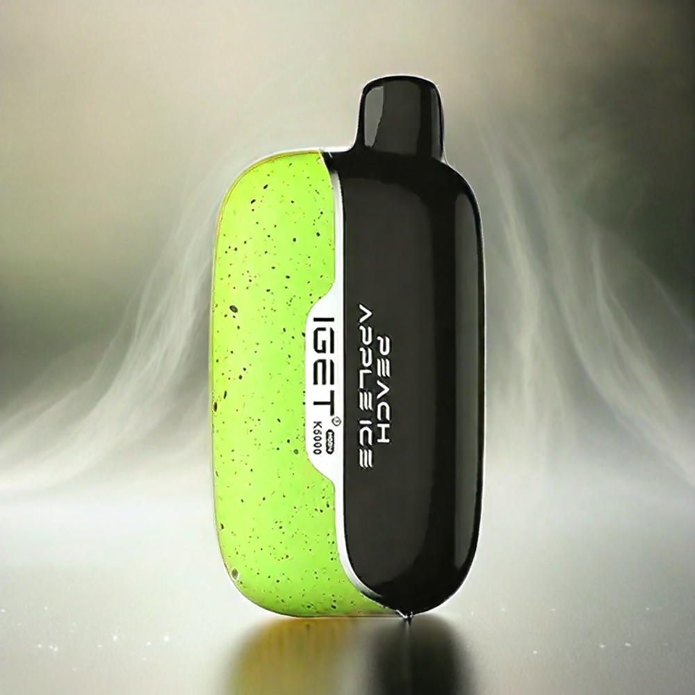 Iget Moon K5000 Puffs France Grosiste PC Mesh 1,35 ohm Pêche Pomme