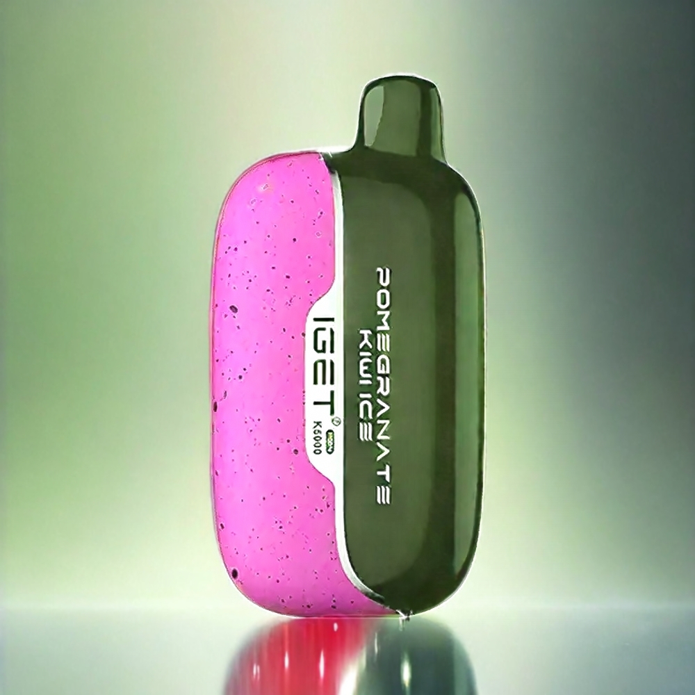 Iget Moon K5000 Puffs France Grosiste Vape Grenade Kiwi Glacé - 5000 bouffées, 81,5 g, PC, Mesh bobine 1,35 ohm