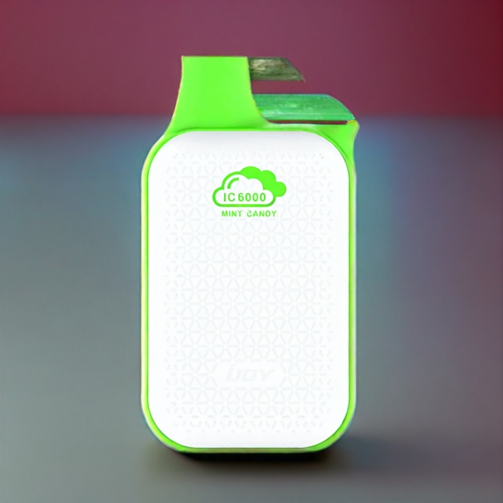 IJOY Bar IC6000 France Grossiste Vape Jetable Bonbon à la Menthe - 6000 Puffs, 15ml, 5% Nicotine