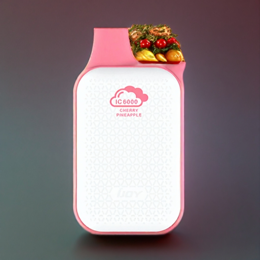 IJOY Bar IC6000 France Grossiste - Vape Jetable Cerise Ananas 6000 Puffs 15ml 5% Nicotine