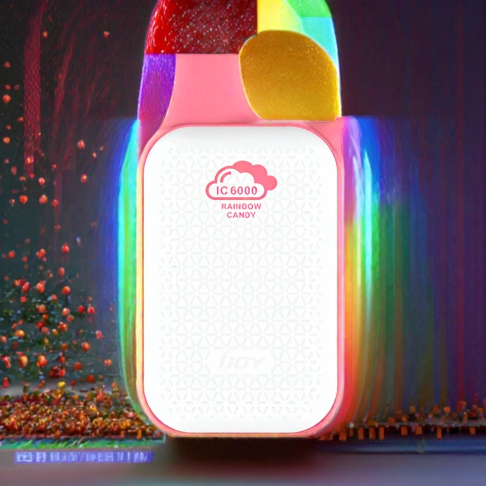 IJOY Bar IC6000 Vape jetable France Grossiste - 6000 Puffs, 15ml, Bonbon Arc-en-Ciel