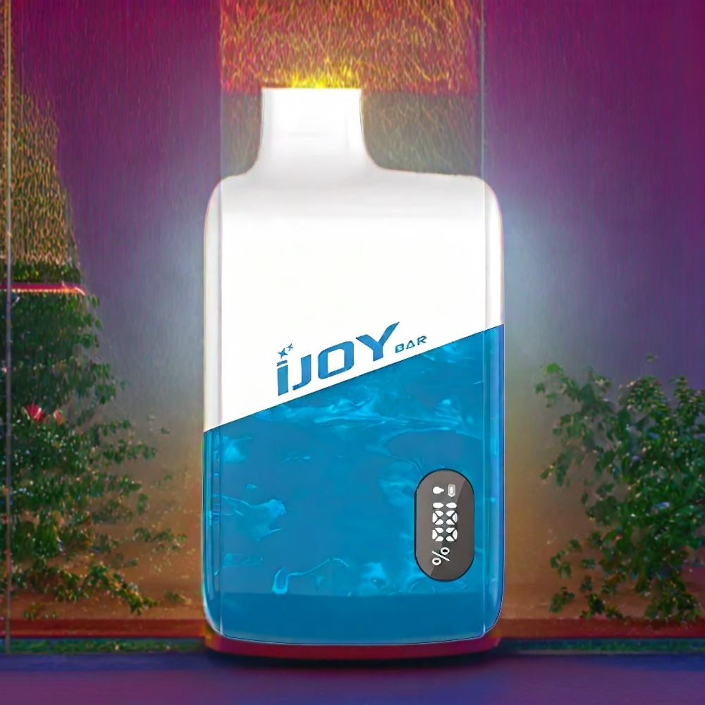 IJOY Bar IC8000 France Grossiste Vape Jetable Arc-en-Ciel Tropical – 8000 Puffs, 18ml, 5% Nicotine