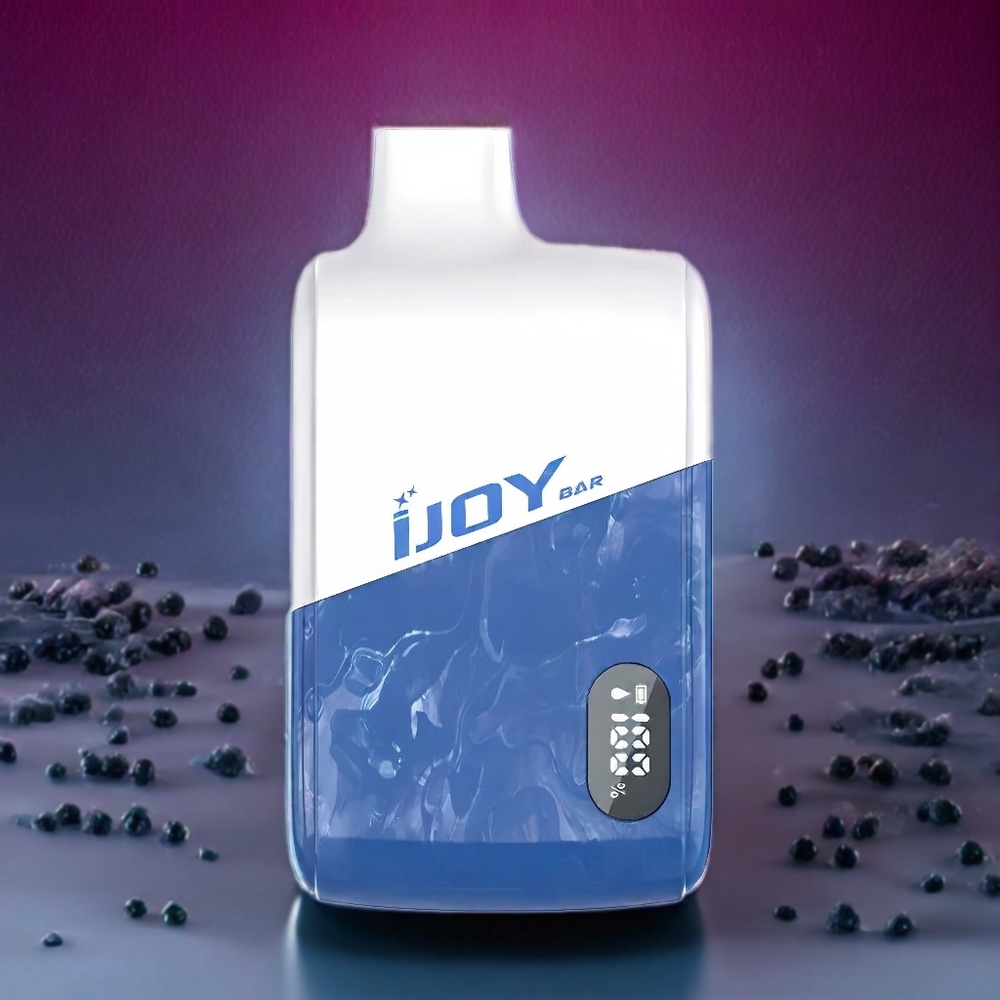 IJOY Bar IC8000 Vape jetable France Grossiste - Mûre Glacée, 8000 Puffs, 18ml, Recharge Type-C
