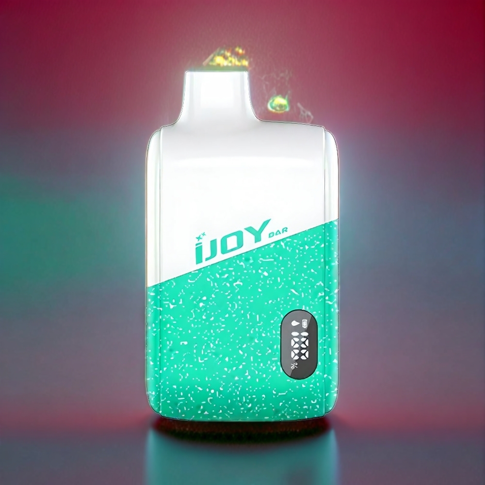 IJOY Bar IC8000 Vape jetable France grossiste - 8000 Puffs, 18ml, 5% Nicotine, Bonbon à la Menthe (Mint Candy)