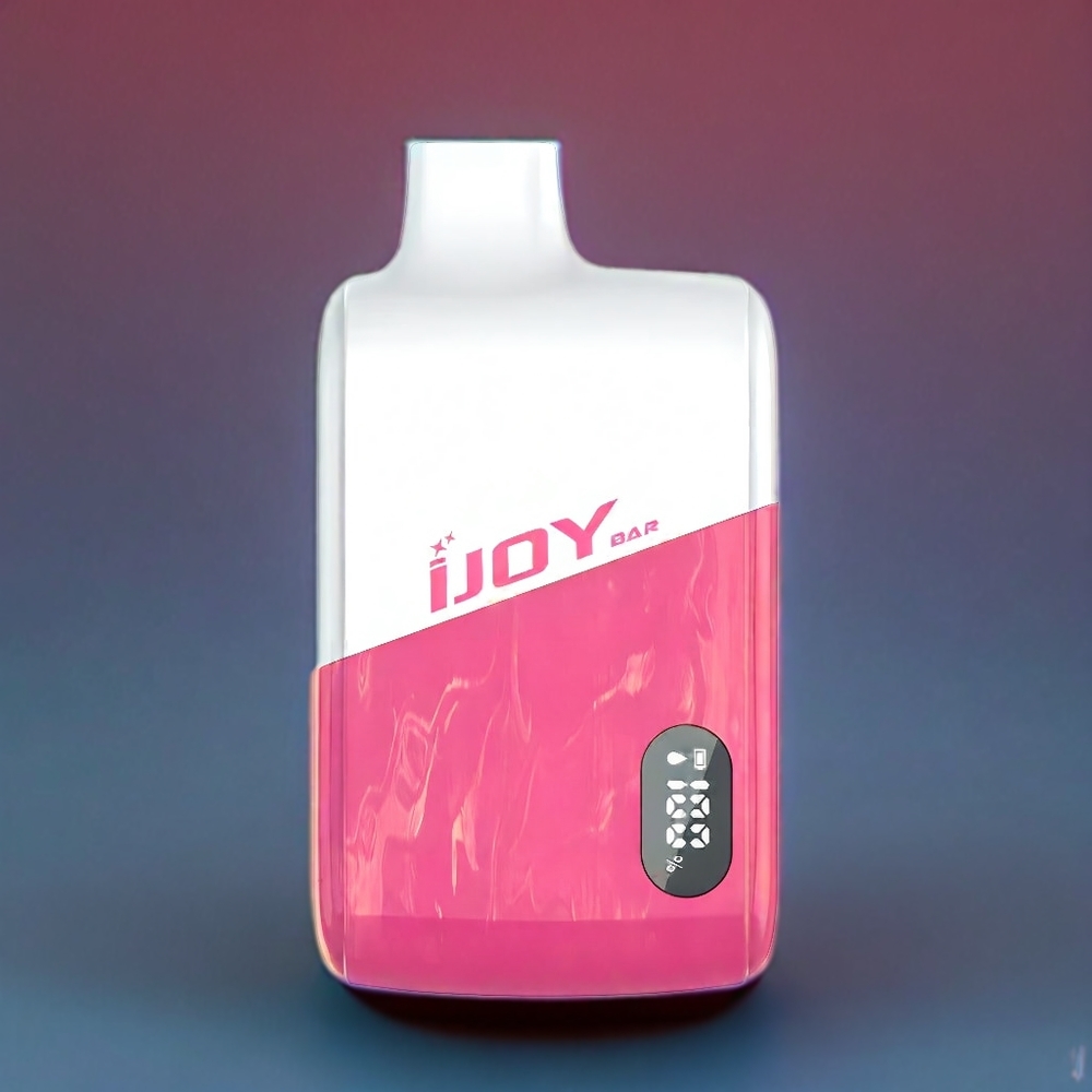 IJOY Bar IC8000 Vape jetable France grossiste - 8000 Puffs, 18ml, Charge Type-C, Saveur Pêche Melon Raisin