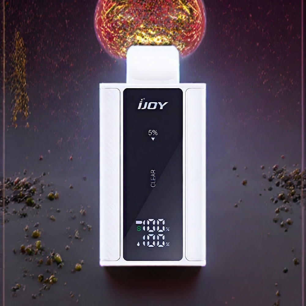 IJOY Captain 10000 Puffs France Grossiste - Clair, 18ml, 5% Nicotine, Type-C