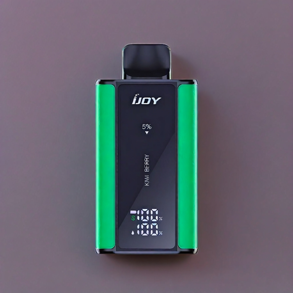 IJOY Captain 10000 Puffs France Grossiste Vape jetable Kiwi Baie avec 18ml et Charge Type-C