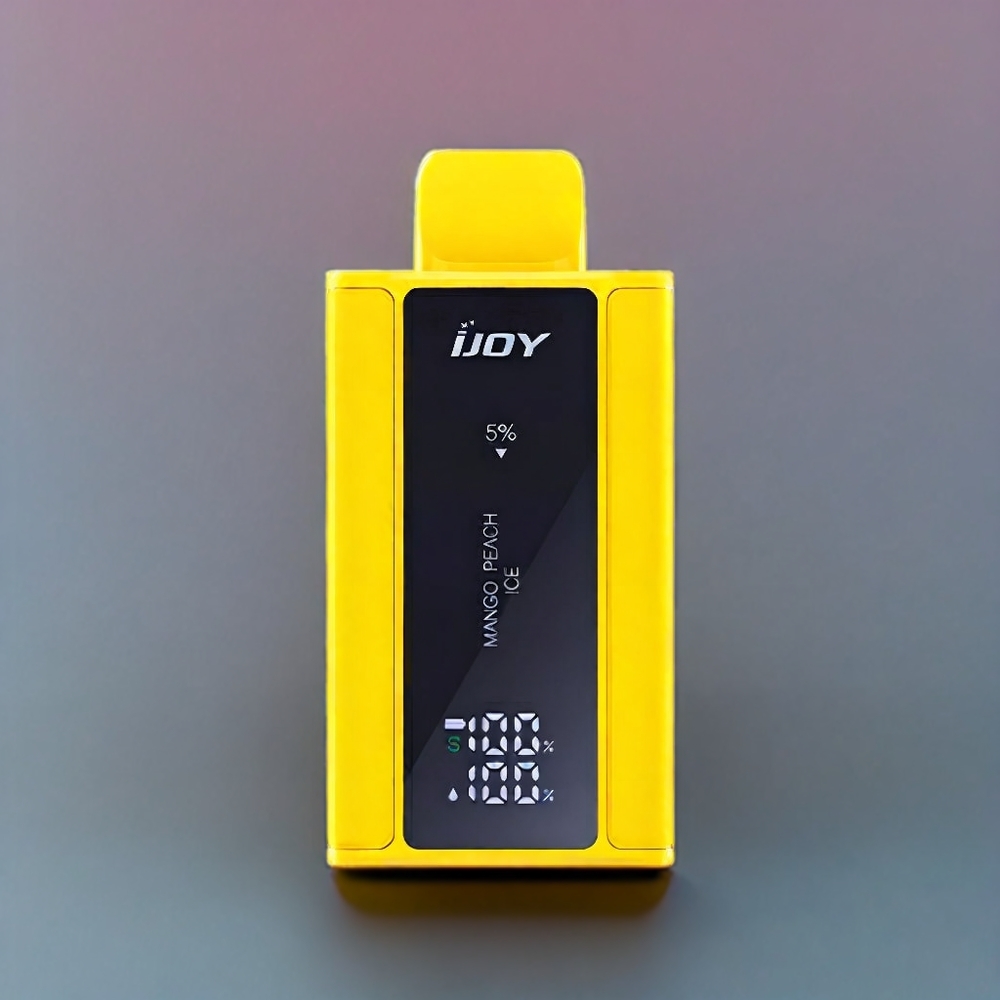 IJOY Captain 10000 Puffs France Grossiste Vape jetable - Mangue Pêche Glacée (18ml, 5%, 650mAh)
