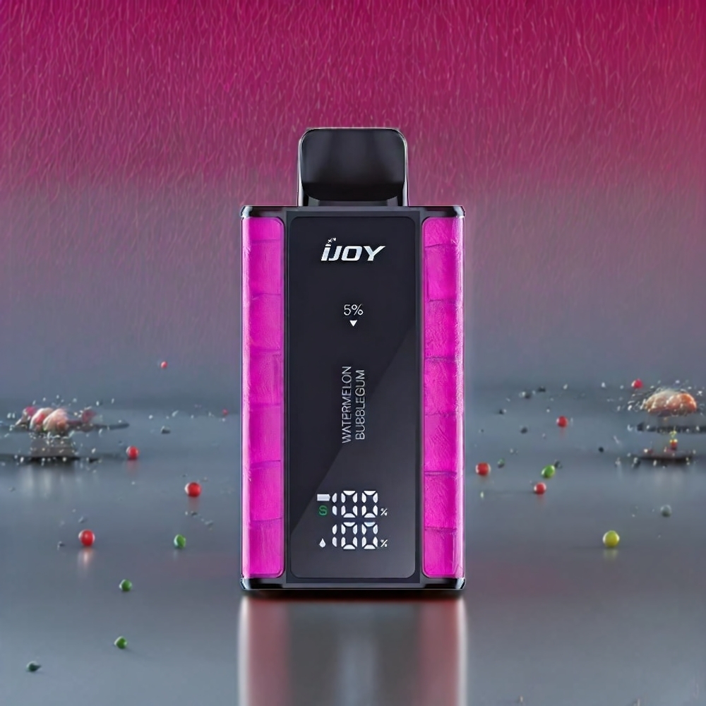 IJOY Captain 10000 Puffs France Grossiste Vape jetable Pastèque Bubblegum avec 18ml E-liquide et 650mAh
