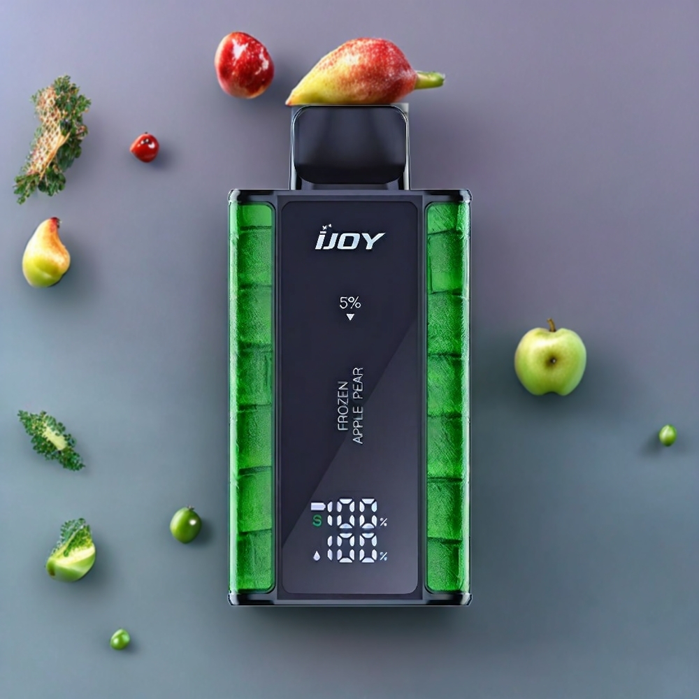 IJOY Captain 10000 Puffs France grossiste Vape jetable Pomme Poire Glacée 18ml 5%