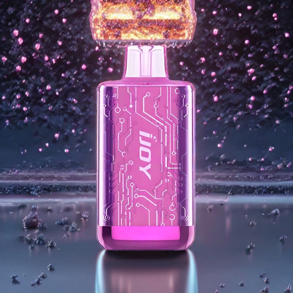 IJOY CYBER 5000 Puffs France Grossiste - E-cigarette Jetable 13ml 550mAh Glace Raisin