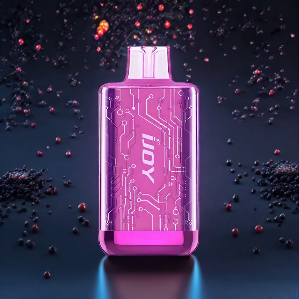 IJOY CYBER 5000 Puffs France Grossiste Vape jetable Baie Noire 13ml 550mAh Type-C
