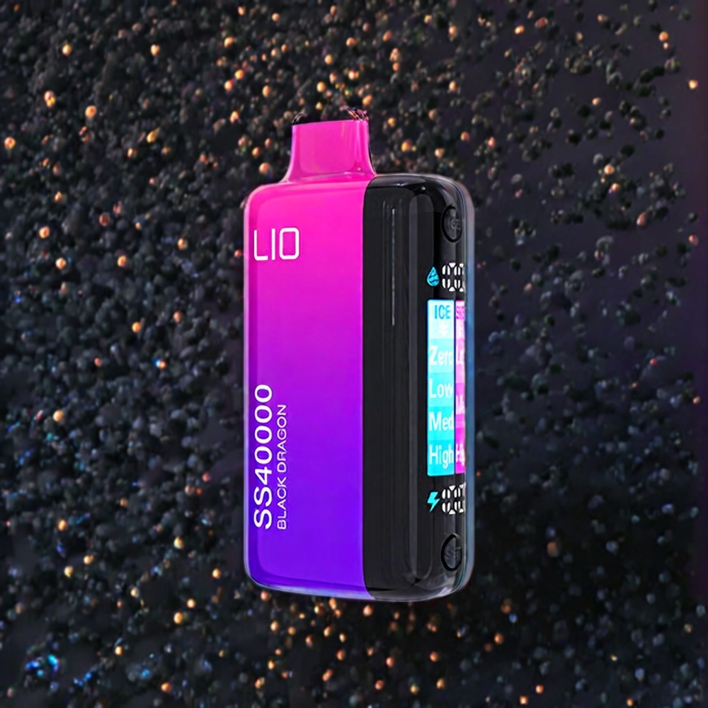 IJOY LIO SS40000 France Grossiste Vape Jetable Dragon Noir 40000 Puffs 22ML 1100mAh