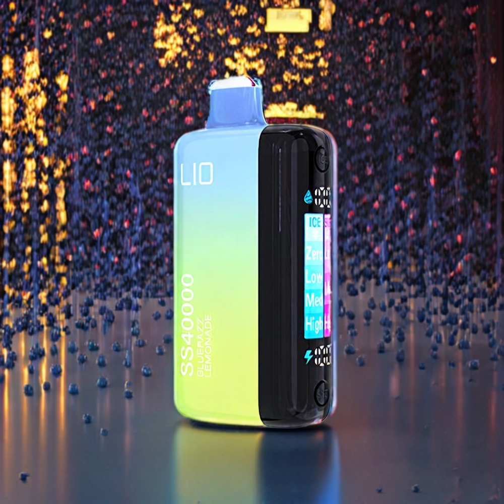 IJOY LIO SS40000 France grossiste - E-cigarette Jetable 40000 Puffs 22ML - Myrtille Citronnée (Bluerazz Lemonade)