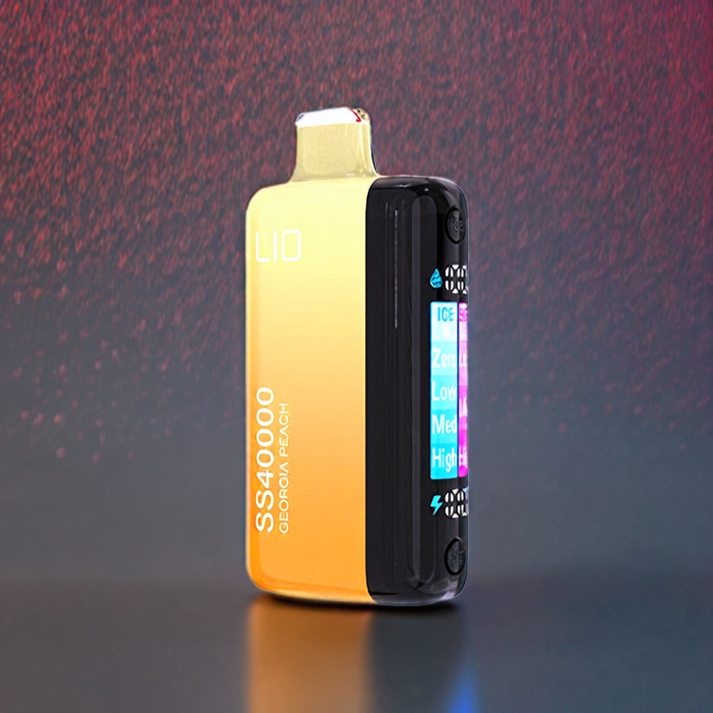 IJOY LIO SS40000 France grossiste - Pêche Géorgienne - 40000 Puffs - 22ML - 1100 mAh