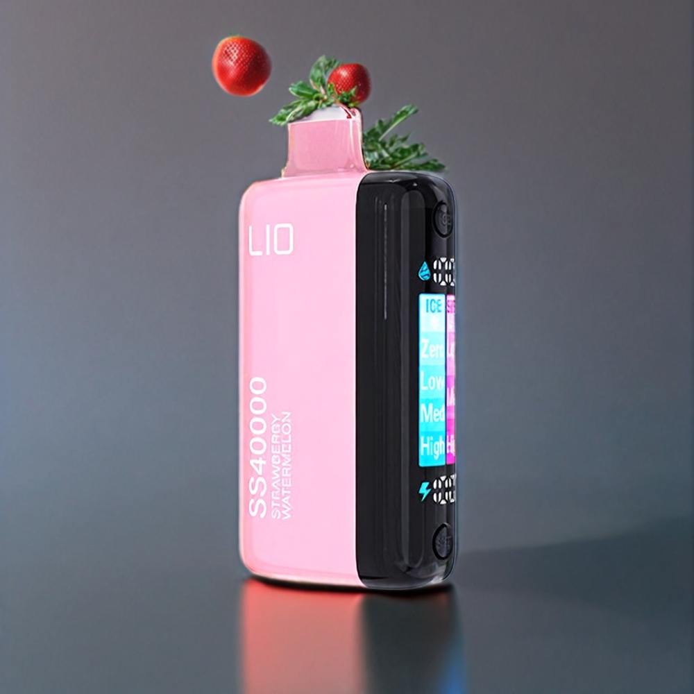IJOY LIO SS40000 France grossiste - Puffs 40000, 22ML, 1100 mAh, Fraise Pastèque (Strawberry Watermelon)