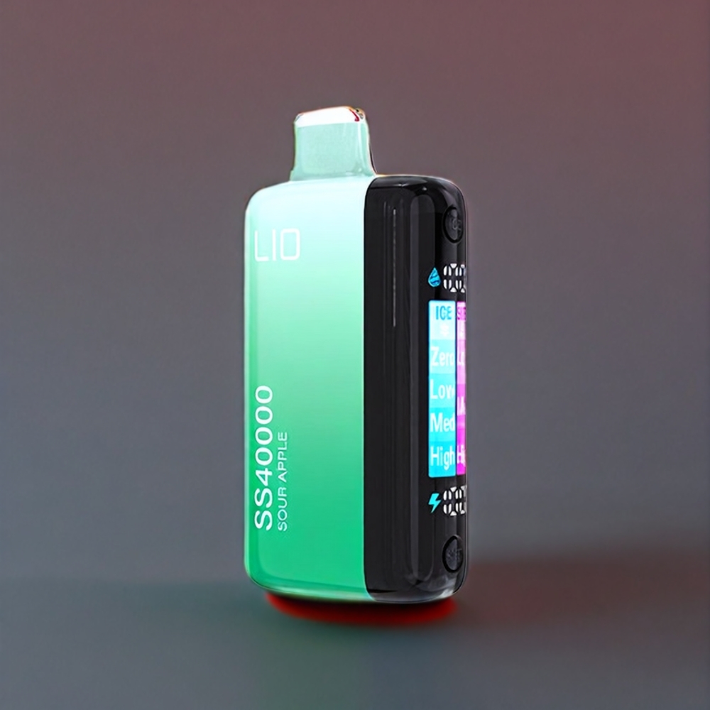 IJOY LIO SS40000 Vape jetable France Grossiste - 40000 Puffs, 22ML, 1100 mAh, Pomme Acidulée