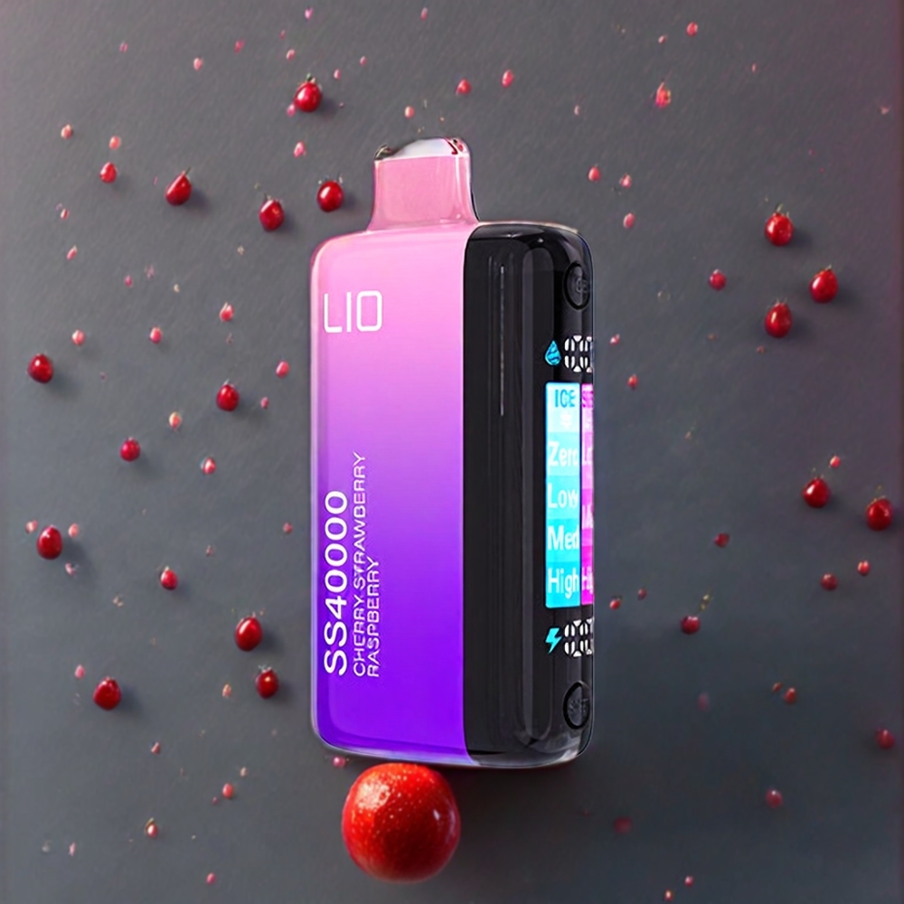IJOY LIO SS40000 Vape jetable France Grossiste - 40000 Puffs, 22ML, Cerise Fraise Framboise