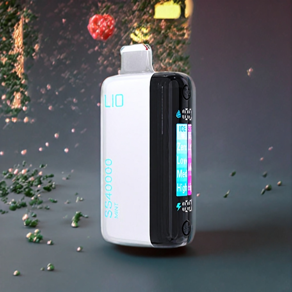 IJOY LIO SS40000 Vape jetable France grossiste - Menthe - 40000 Puffs - 22ML - 0.4Ω Dual Mesh