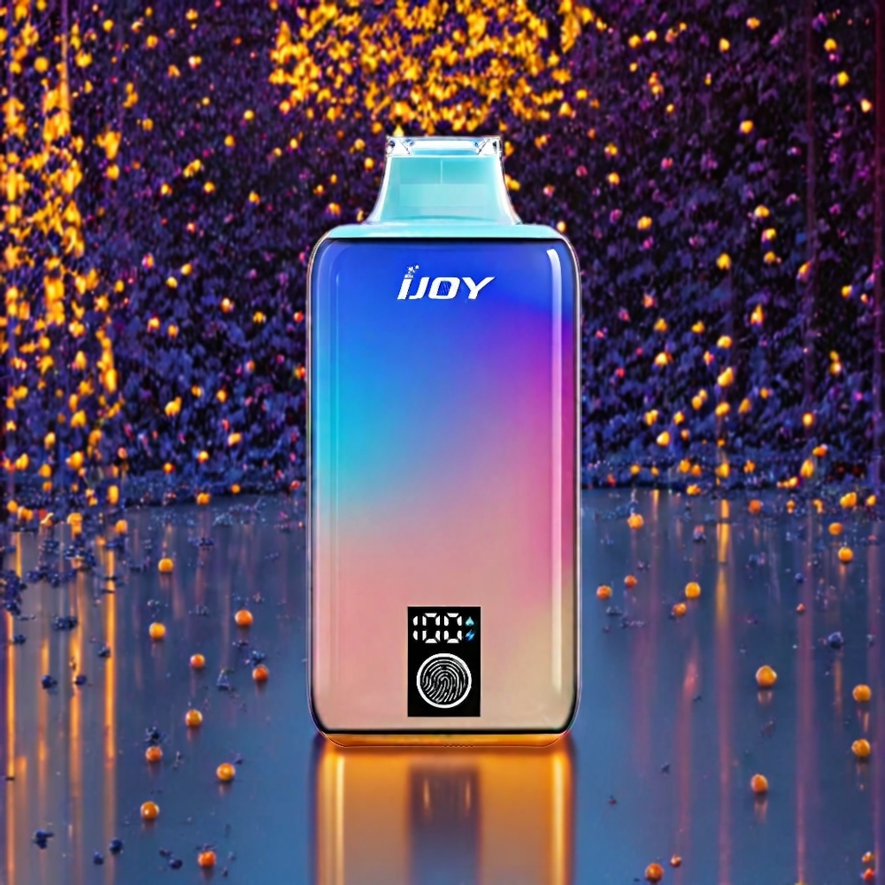 IJOY LUNA 20000 Puffs France Grossiste - Dispositif de Vape Jetable avec 20ML de E-liquide Prérempli, 0.5 Ohm Double Mesh Coil, et Airflow Réglable - Bleu Framboise Citron