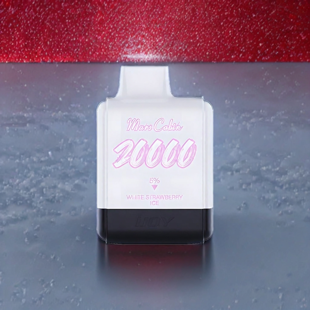 IJOY Mars Cabin 20000 Puffs France Grossiste Vape jetable Blanc Fraise Glacée 20ML 50mg