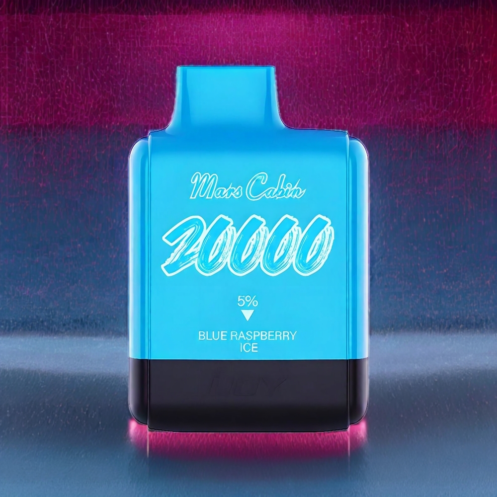 IJOY Mars Cabin 20000 Puffs Vape jetable France Grossiste - 20ML, 50mg, 0.5 Ohm, Framboise Bleue Glacée (Blue Raspberry Ice)
