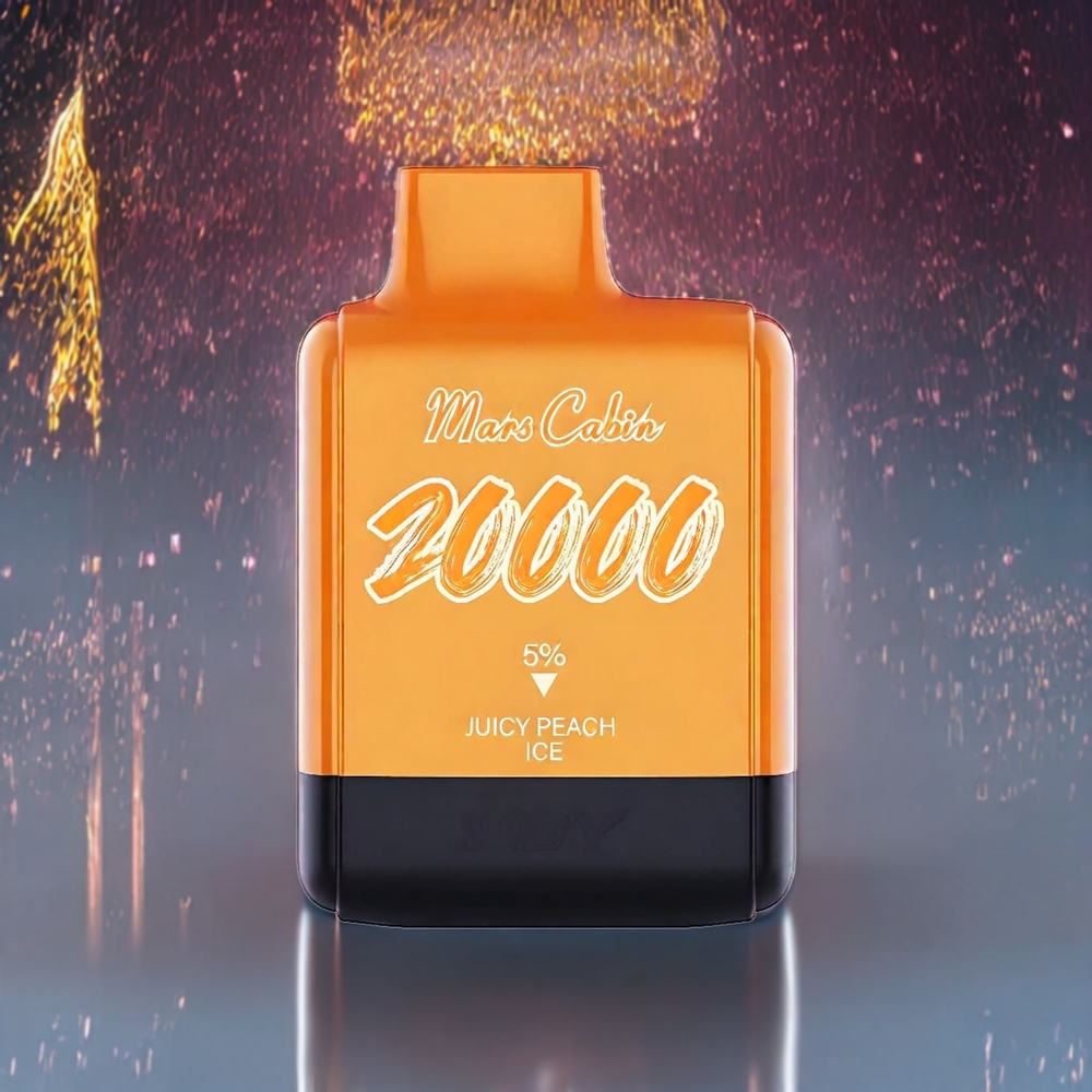IJOY Mars Cabin 20000 Puffs Vape jetable France Grossiste - Pêche Juteuse Glacée (20ML, 0.5 Ohm, TYPE-C)