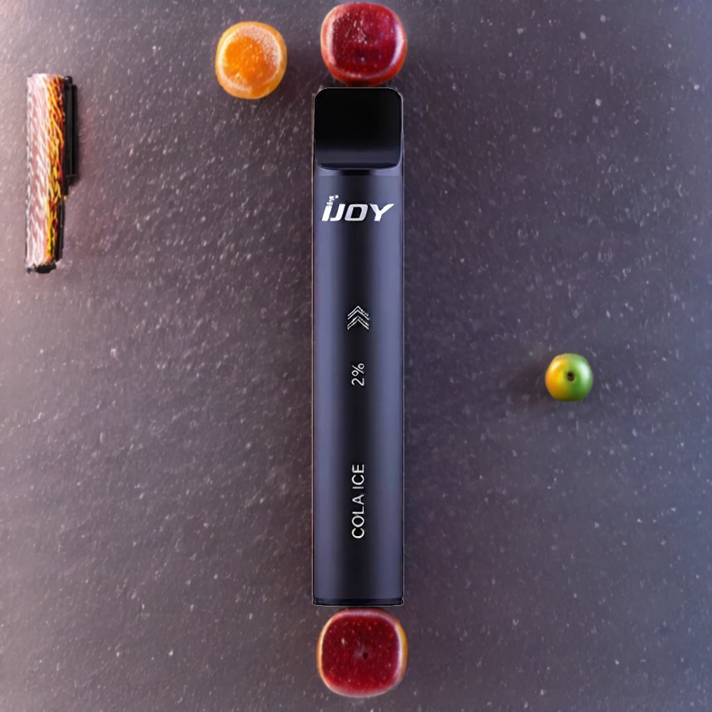 IJOY Mars Cabin 600 Puffs Vape jetable Noir - 2ml, 100mAh, 1.0 Ohm Mesh Coil - France Grossiste