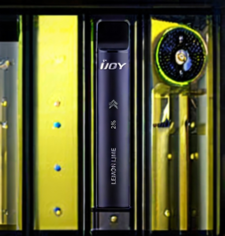 IJOY Mars Cabin 600 Puffs Vape jetable Noir - 2ml, 100mAh, 1.0 Ohm Mesh Coil - France Grossiste