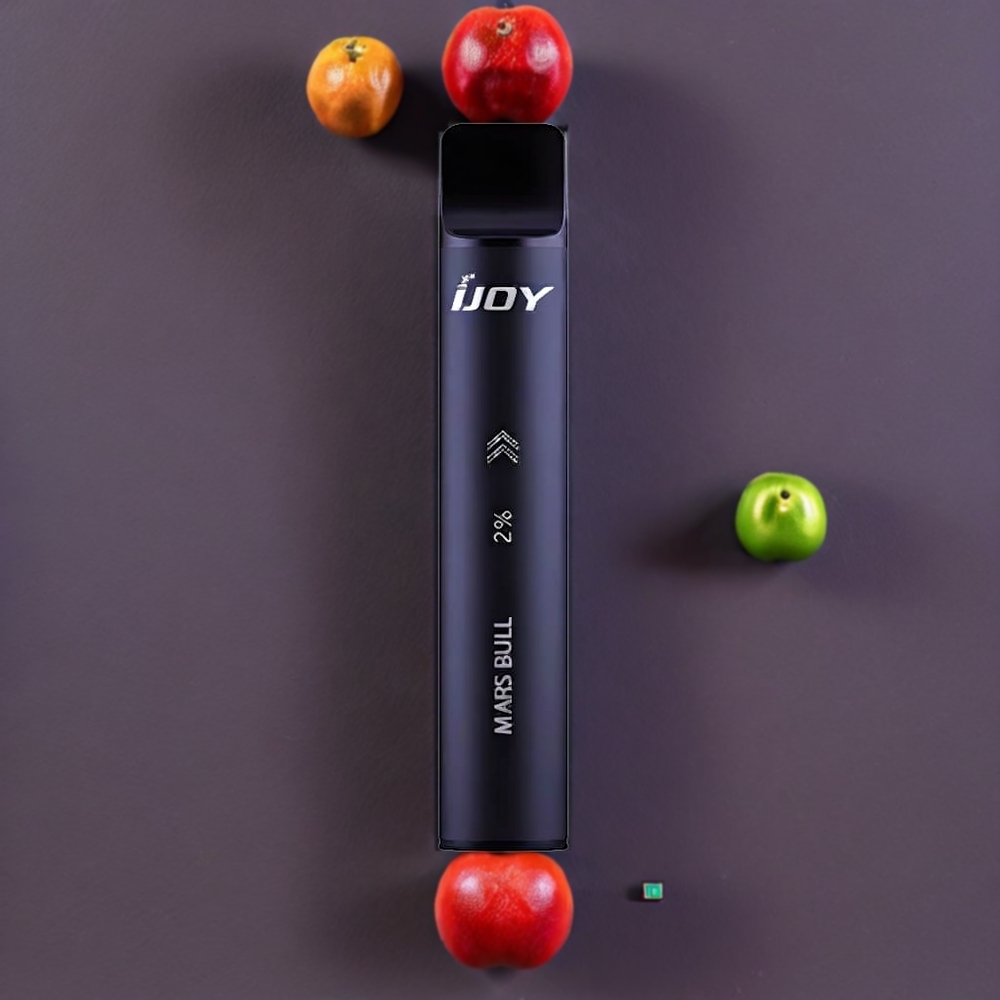 IJOY Mars Cabin 600 Puffs Vape jetable Noir - 2ml, 100mAh, 1.0 Ohm Mesh Coil - France Grossiste