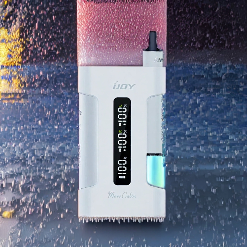 IJOY Mars Cabin 6000 Puffs France Grossiste Vape jetable Blanc - 2 x 5ML, 1000mAh, Type-C