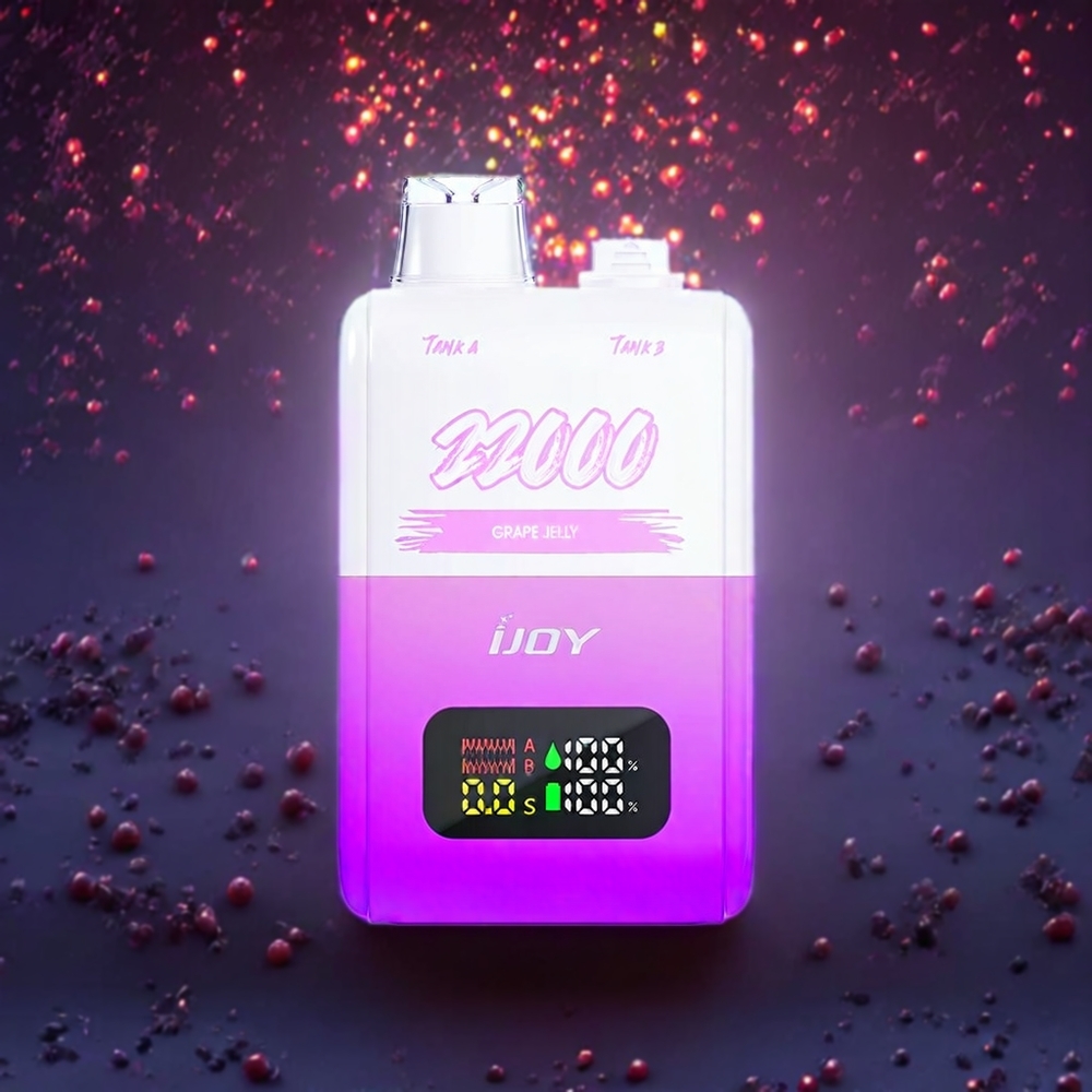 IJOY SD 22000 Puffs France Grossiste Vape jetable Gelée de Raisin 15ML + 15ML 650 mAh