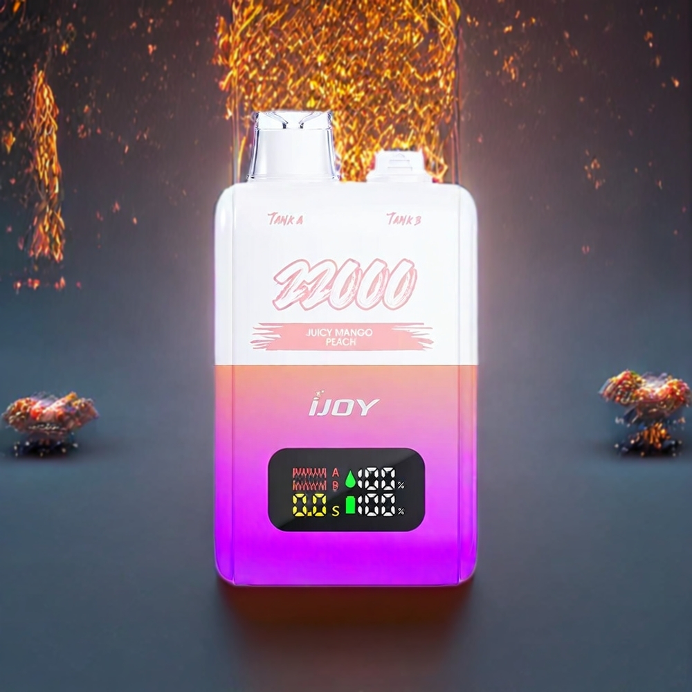 IJOY SD 22000 Puffs France Grossiste Vape jetable Mangue Juteuse Pêche