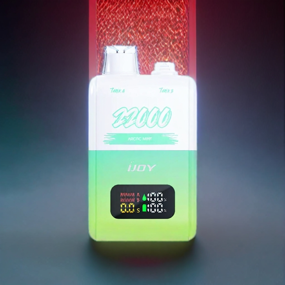 IJOY SD 22000 Puffs France Grossiste Vape jetable Menthe Arctique 15ML + 15ML 50mg
