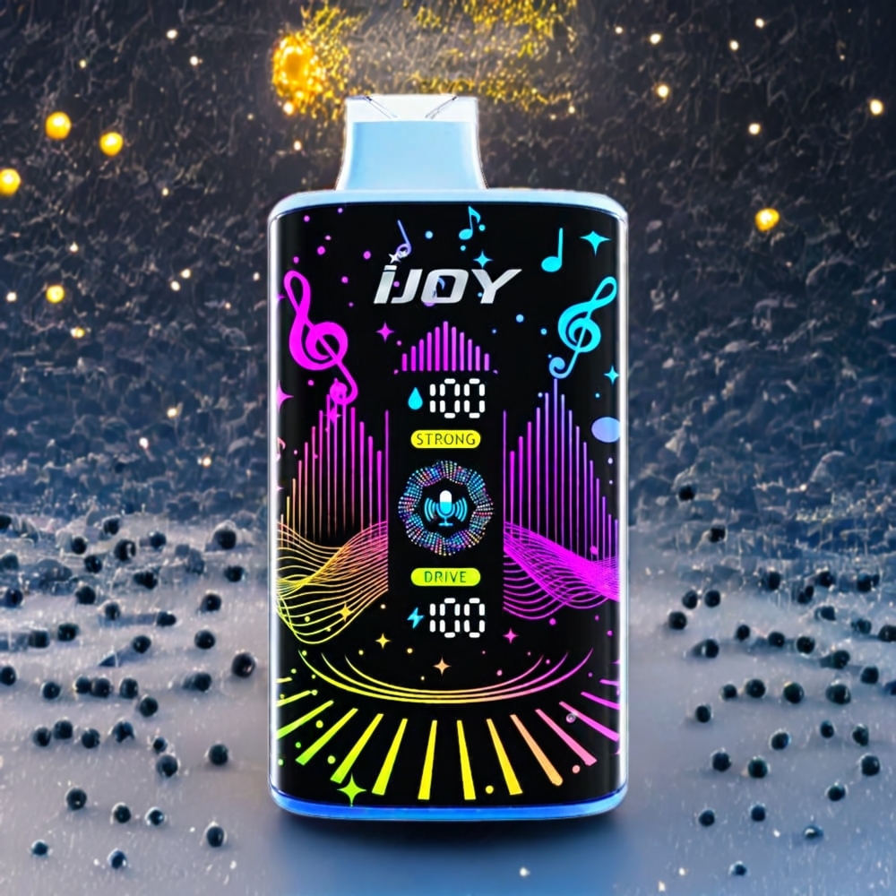IJOY SD 40000 Puffs France Grossiste - Dispositif de Vape Jetable avec 20ML de E-liquide, 750mAh, Airflow Réglable et Saveur Myrtille Glacée (5% Nicotine)
