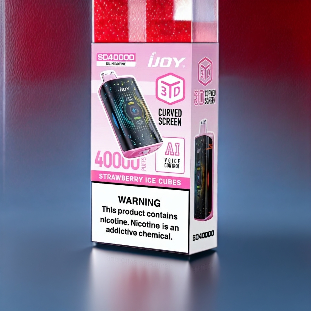 IJOY SD 40000 Puffs France grossiste Vape jetable Fraise Glace (20ML, 750mAh, Type-C)