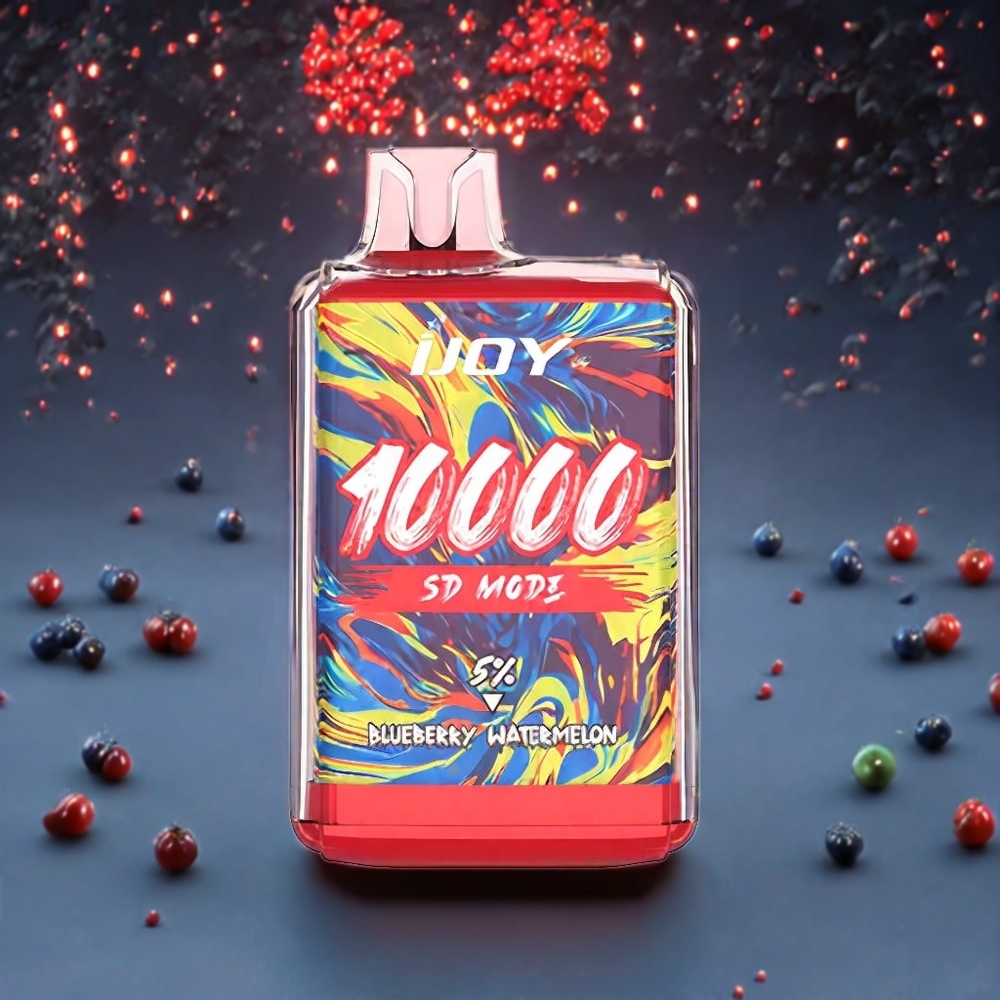 IJOY SD10000 Vape jetable France Grossiste - Myrtille Pastﾨﾨque (10000 Puffs, 20ml, 5% Nicotine)