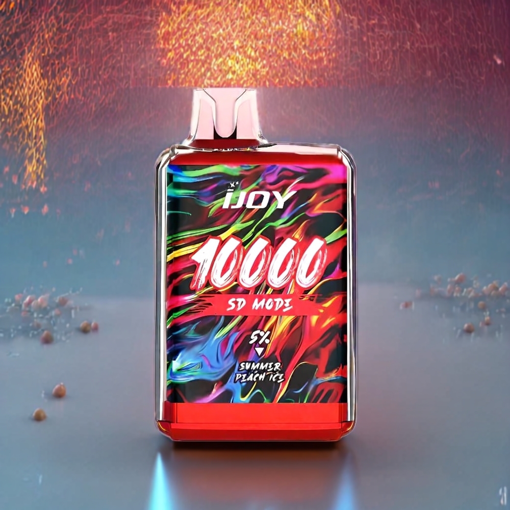 IJOY SD10000 Vape jetable France Grossiste - Pﾨﾺche Glacﾨﾦe d'ﾨﾦtﾨﾦ (20ml, 5% Nicotine, 650mAh)