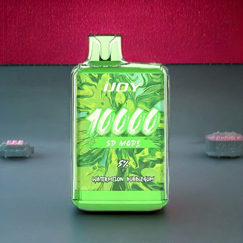 IJOY SD10000 Vape jetable Pastﾨﾨque Bubblegum - 10000 Puffs, 20ml, 650mAh - France Grossiste